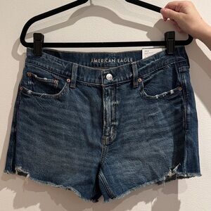 American Eagle Blue Denim Boyfriend Shorts